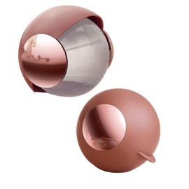 Reusable Gel Lint Roller Ball for Pet Hair, Washable Lint Remover Sticky Pet Hair Remover for Clothes, Laundries Dust Fuzz Fur Travel Household Brownish Red