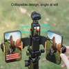 Dual Phone Extension Holder Cold Shoe Adapter Mount Mobile Phone