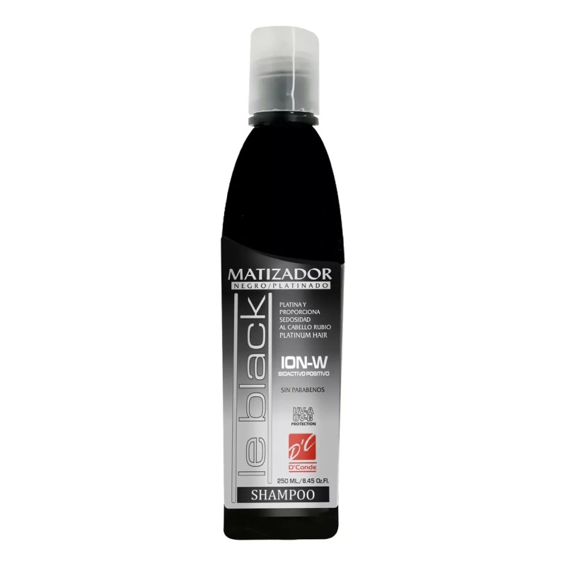 D'Conde Shampoo Matizador Negro Para Cabello Platinado D'conde 250ml