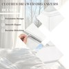Mooisco 12 Packs Foldable Drawer Organizer Clothes, Closet Storage for