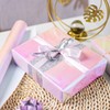 Burymento Holographic Iridescent Shiny Sparkle Metallic Glitter Pink Gift Wrapping