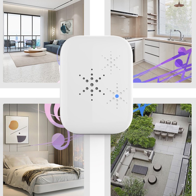 Self Powered Wireless Doorbell Set Waterproof Long Range 36 Ringtones
