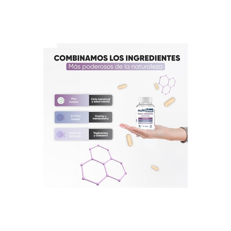 Inositol Ratio 300mg Por Porción Inulina Achicoria Apoyo Digestivo Myo
