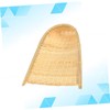Healeved DIY Rattan Tray Woven Basket Bamboo Weaving Child Wooden