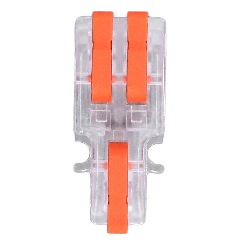 30PCS Quick Splicing Wire Connector Transparent PC Copper Stripping Terminal