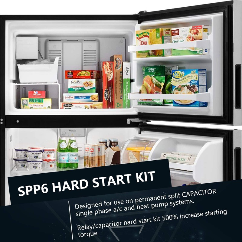 SPP6 Hard Start Capacitor Replacement 115V Thru 288VAC Hard Start