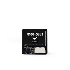 zmart GPS Module HGLRC M100-5883 M10 Compass Ceramic Antenna Onboard LED Indicator 21x21mm for RC Airplane FPV Long Range GNSS Module Receiver with Compass Ceramic Antenna Module LED Display GPS Small