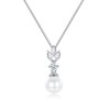 CERSLIMO Jewellery Set for Women - Pearl Pendant Necklace |