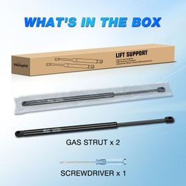 Nilight Lift Support Struts Replacement for Honda CR-V 2007 2008 2009 2010 2011,Rear Tailgate Hatch Gas Springs Shock Rods,2 PCS