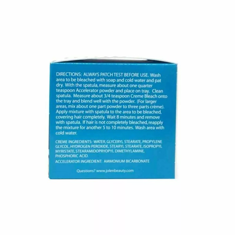 Jolen Creme Bleach Lightens Dark Hair Fast Gentle Effective Formula