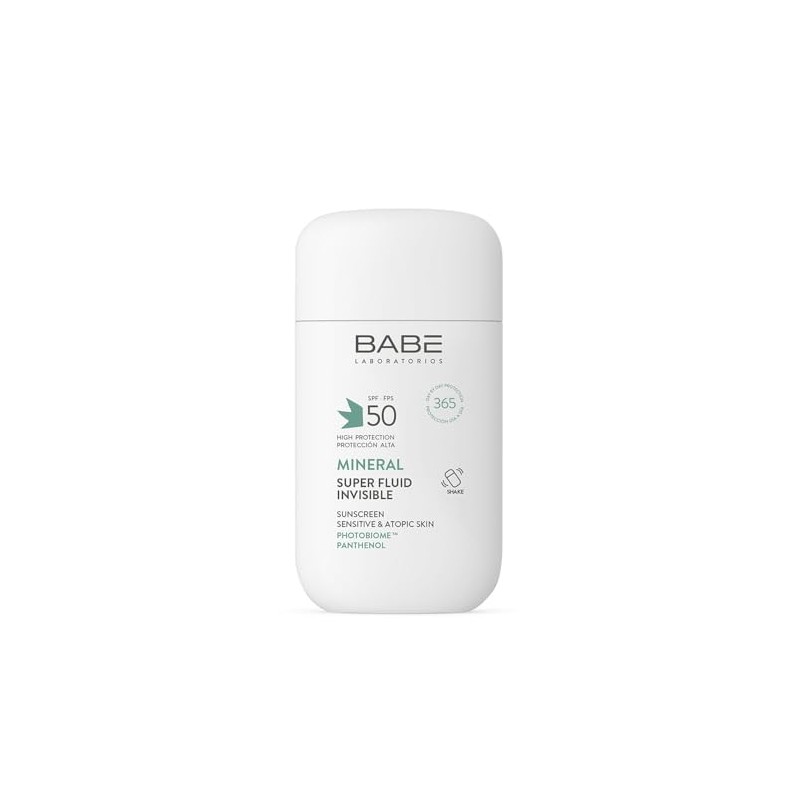 Laboratorios Babé Super Fluid Mineral SPF 50, Broad Spectrum Mineral