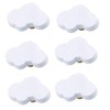 6Pcs Cloud Shape Soft Rubber Knobs Furniture Knobs Cabinet Handle