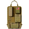 IronSeals Car Seat Back Organizer with 4 Pouches, Tactical Molle