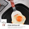 Cabilock 3pcs Stainless Steel Pancake Spatula Set Steak Spatulas Burger