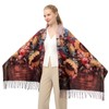 XINYUN - Bufanda de moda para mujer con borla impresa