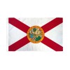 2x3 POLYESTER FLORIDA STATE FLAG - 100D POLYESTER - BRASS