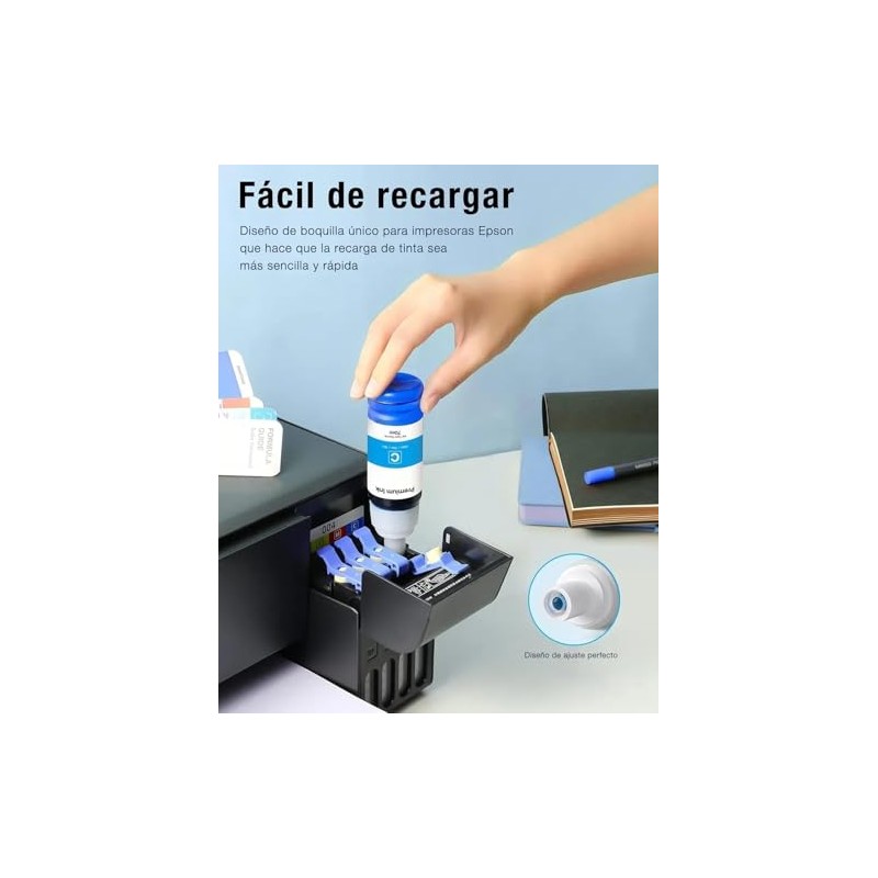 Tinta Compatible con epson L1250 Alto Rendimiento Tank 544