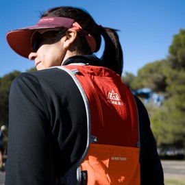 AONIJIE Hydration Backpack Vest, 5L Capacity, Multi-Pocket Design, Breathable and Lightweight, Pack for Outdoor Sports - Running, Cycling, Climbing and Hiking, Only Vest, Orange