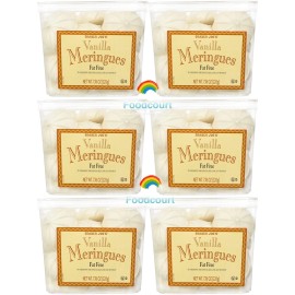 Trader Joe's 6 Packs Trader Joe's Vanilla Meringues Cookies Fat Free 7.75 oz Each Pack