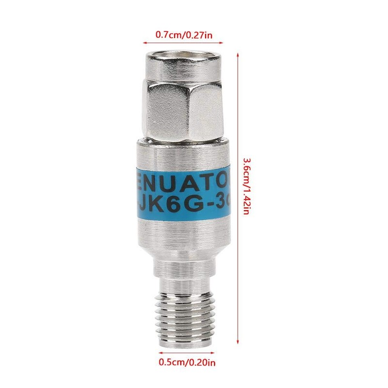 Attenuator Attenuator, SMA-JK Male to Female RF Coaxial Attenuator Connector