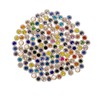 Multicolor Rhinestones, 0.47in, 150pcs