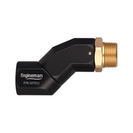 ENGINEMAN 3/4" NPT Fuel Hose Swivel - Multi-Plane 360° Rotating Connector for Fuel, Water, Diesel, Gasoline, Kerosene Transfer Pumps, Tanks & Nozzles