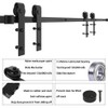 WINSOON 6FT Barn Door Hardware Kit: Double Sliding Door Hardware