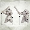 Kromlech Prime Legionaries CCW Arms: Chain Swords [left] (5) KRCB271