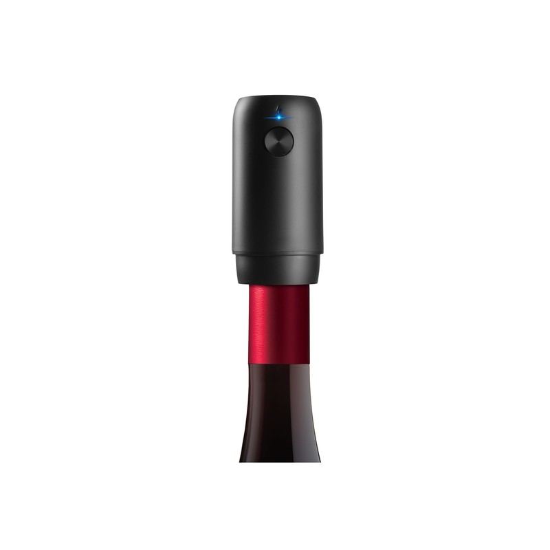 HIC Kitchen Bar Electric Wine Preserver and Stopper Set, Includes