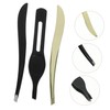 Ipetboom 1Set Stainless Steel Eyebrow Tweezers Mini Eyebrow Clips for