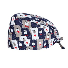 Visxcnu Surgical Hood Fabric Surgical Caps Fabric Nurse Accessories for Doctors, Nurses, Dentists, Pharmacists, Veterinarians, Medical Personnel, Reusable -NO.05