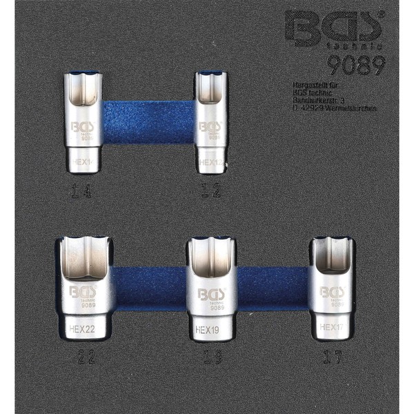 BGS 9089 | Tool Tray 1/6: Special Sockets for elbow