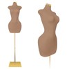 SHAREWIN Sexy Female Mannequin, Pinnable Manikin Body Torso with Gold