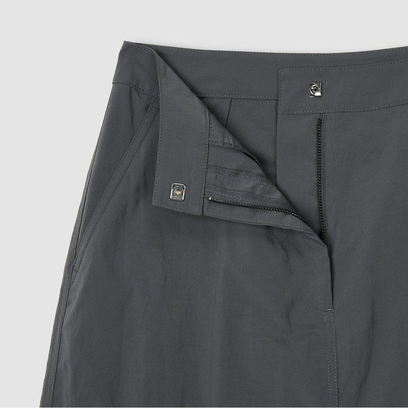 JAJU [JAJU] Women's Scat Scat A-line Skirt_Charcoal