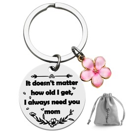 KKilicy Mother's Day Mom Gifts,Daughter Son for Mom Birthday Christmas Meaningful Gifts,Unique Keepsakes Keychain