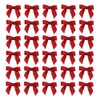 7Rainbows 20pcs Boutique 4.5" Red Satin Ribbon Bows for Craft