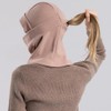 Ponytail Balaclava Ski Mask Full Face Cover Hood Winter Running