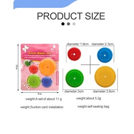 KGDUYC 4pcs Seam Allowance Aid, Sewing Weights, Rotary Cutter Fabric, Irregular Graphic Line Drawing, Wheel Seam, Tracing Wheel for Sewing Crafts, Sewing, Patchwork