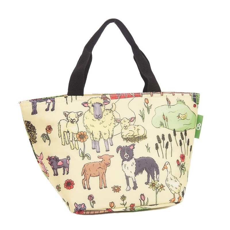 ECO CHIC Lightweight Foldable Lunch Bag | Water Resistant Insulated