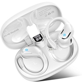 Rulefiss Bluetooth Headphones Sport with Noise Cancelling Mic, Wireless Earphones HiFi Stereo Deep Bass