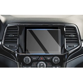 CDEFG for 2019-2024 2025 Grand Cherokee Uconnect Car Touchscreen Navigation Touch Screen Protector, HD Clear Tempered Glass 9H Scratch Resistance (Grand Cherokee 8.4-Inch)