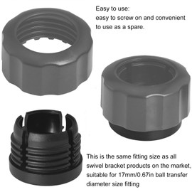 LUORNG 9PCS Car Wireless Charger Phone Holder Car Charger Bracket Clip GPS DV Car Camera Bracket for 17mm Ball End Inside Outside Screw Thread Air Outlet Nut Base Accessories