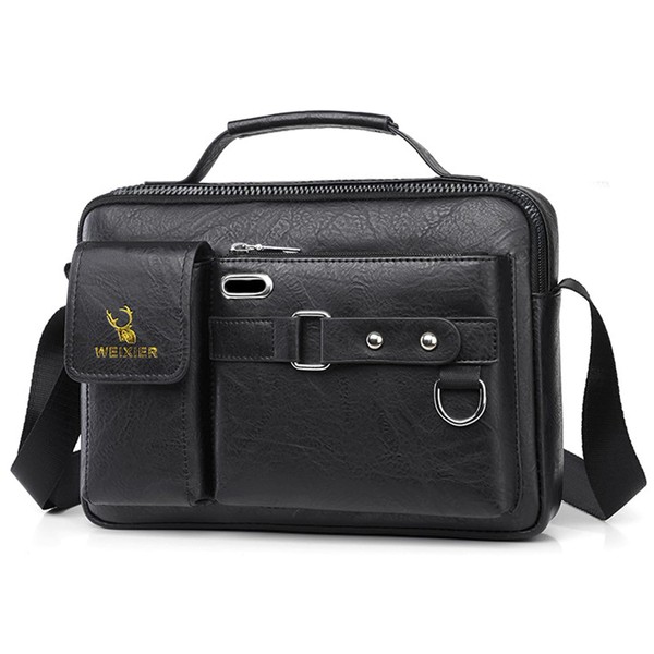 WEIXIER Men's Shoulder Bag, Large Capacity, Smaller, Shoulder Bag, Men's