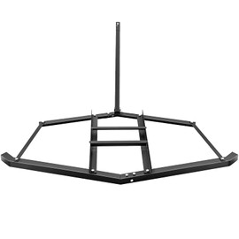 CHEINAUTO 66 Inch ATV Drag Harrow with 2 Adjustable Bars Driveway Drag Grader for Landscape Leveling or Sod Prepping for Farm Garden Field