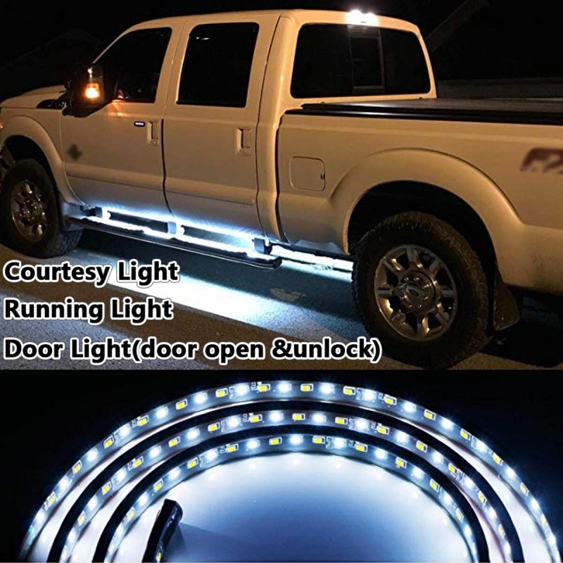 Unbranded 2PC-70" Running Board LED Light Side Step Strip Bar