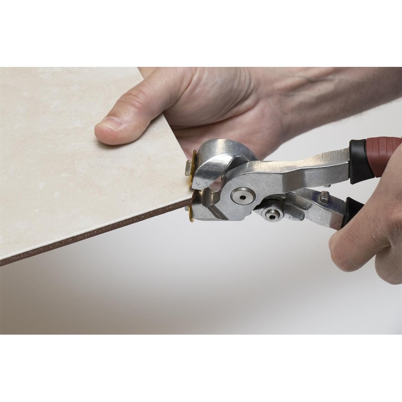 Marshalltown Wheeled Tile Nipper, Ceramic, Porcelain, Tungsten Carbide, DuraSoft Handle,