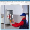 Relaxweex 200a, 5 Jaw Meter Base Meter Socket, 600v 1