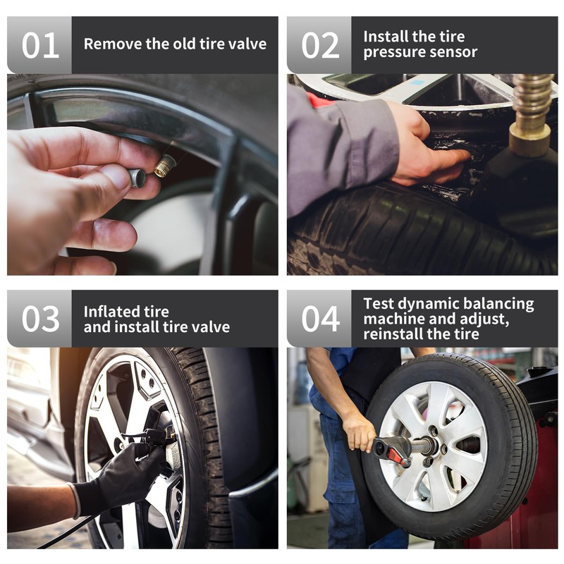 Partuto Tire Pressure Sensor No.8G921A159AC TPMS Sensor for Ford S-Max