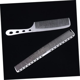 Beavorty Professional Hair Combs 2 Pcs Stainless Steel Styling Combs Hairdressing Accessories for Women