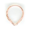 Septum Ring Rose Gold Filled Triangle Shaped Hammered Piercing Nose